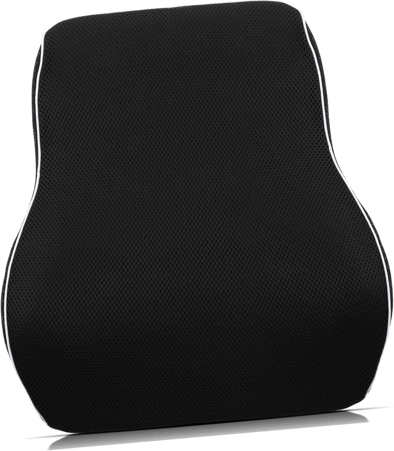 Lumbar Pillow for Car Seats Office Chairs Black Back Support Pillow Lumbar