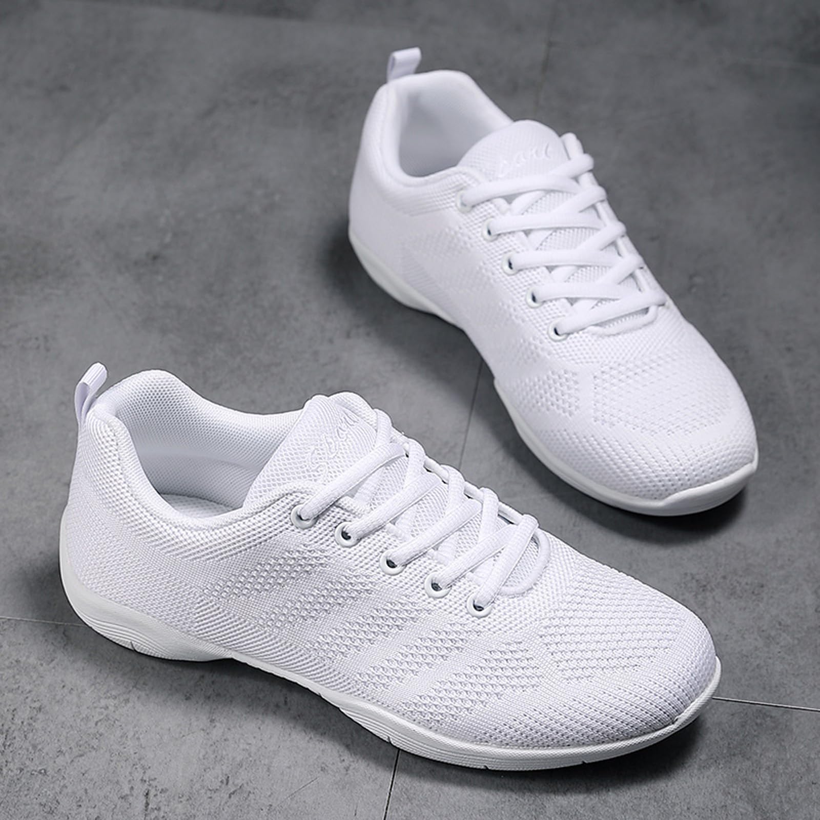Mädchen Cheerleading Schuhe Cheer Sneakers Tennis Tanzschuhe Atmungsaktiv Super Light White Cheer Schuhe für Frauen Athletic Training Tennis Walking Sneakers