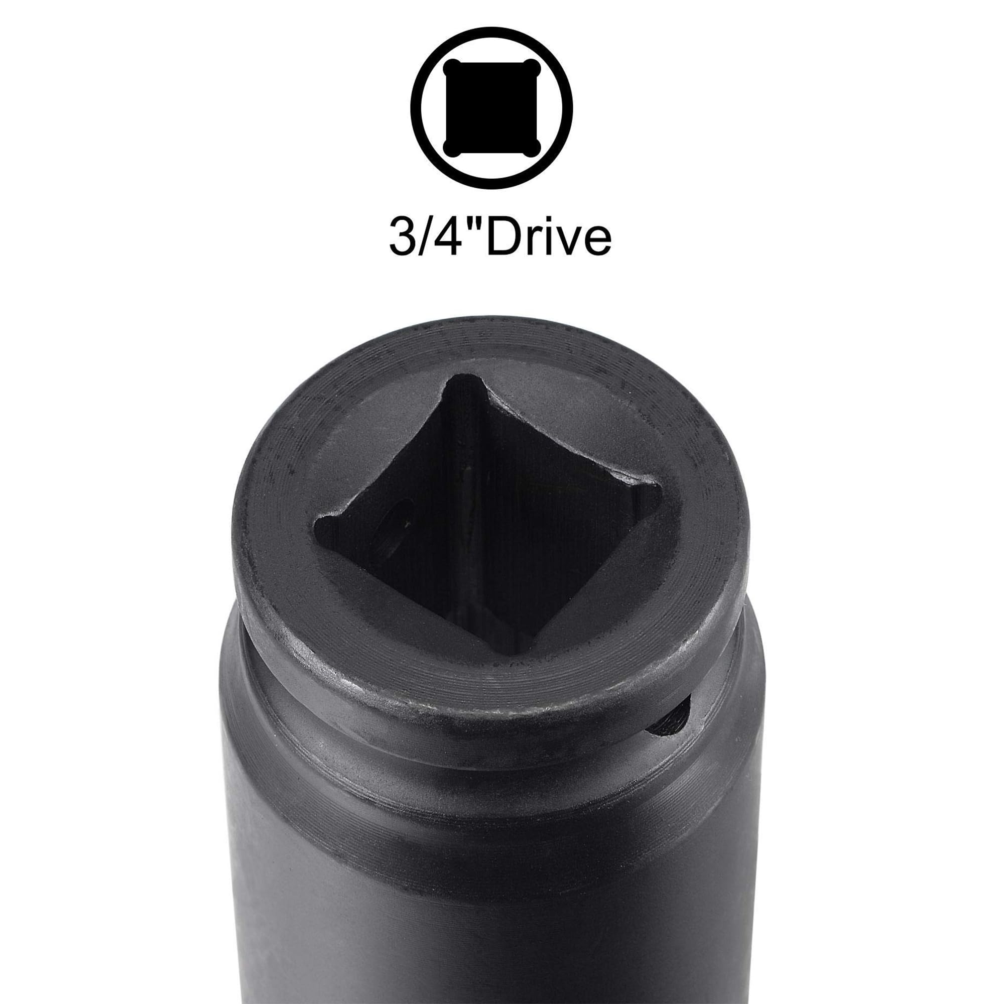 TA-VIGOR 12-Point Deep Impact Socket, 3/4-Inch Drive 30mm Metric Spindle Axle Nut Socket Driver Wrench - Image 4