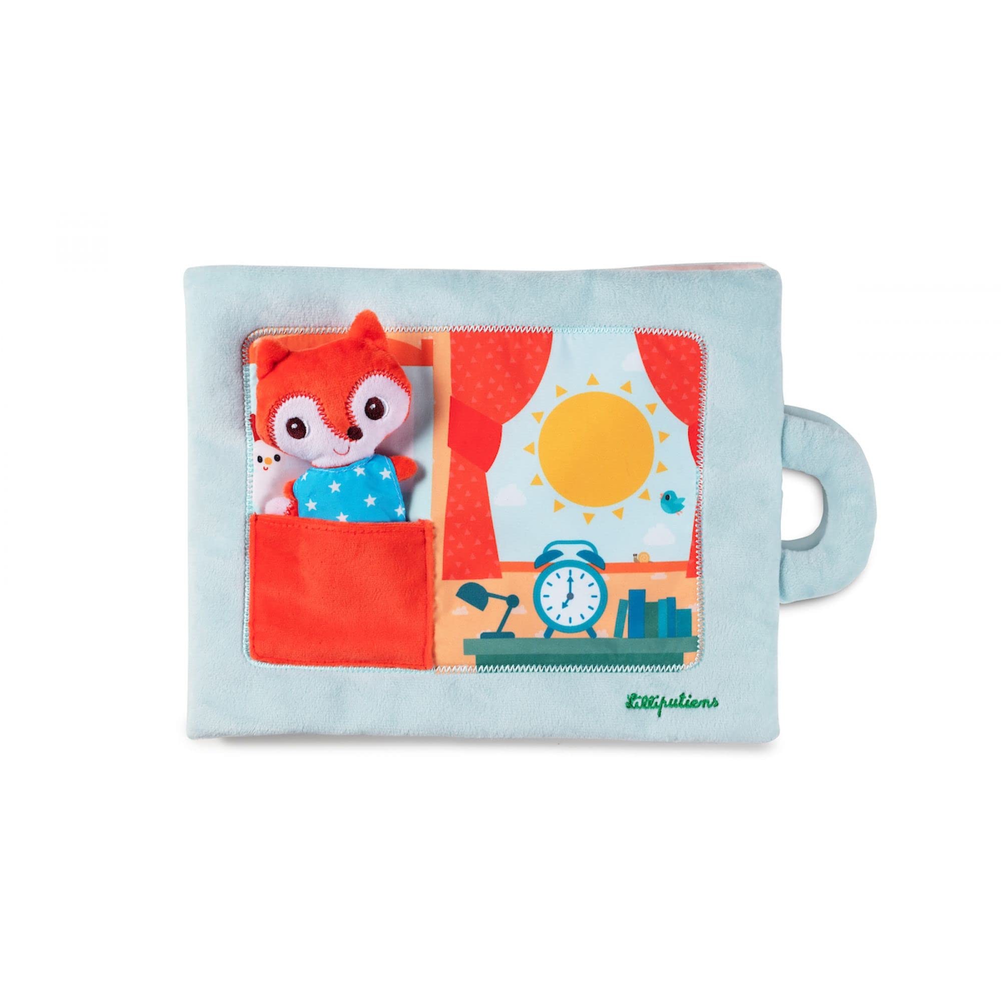 LILLIPUTIENS- Batman Goodmorning Little Fox - Libro de Actividades, Color Blanco, Talla única (janod 83270)