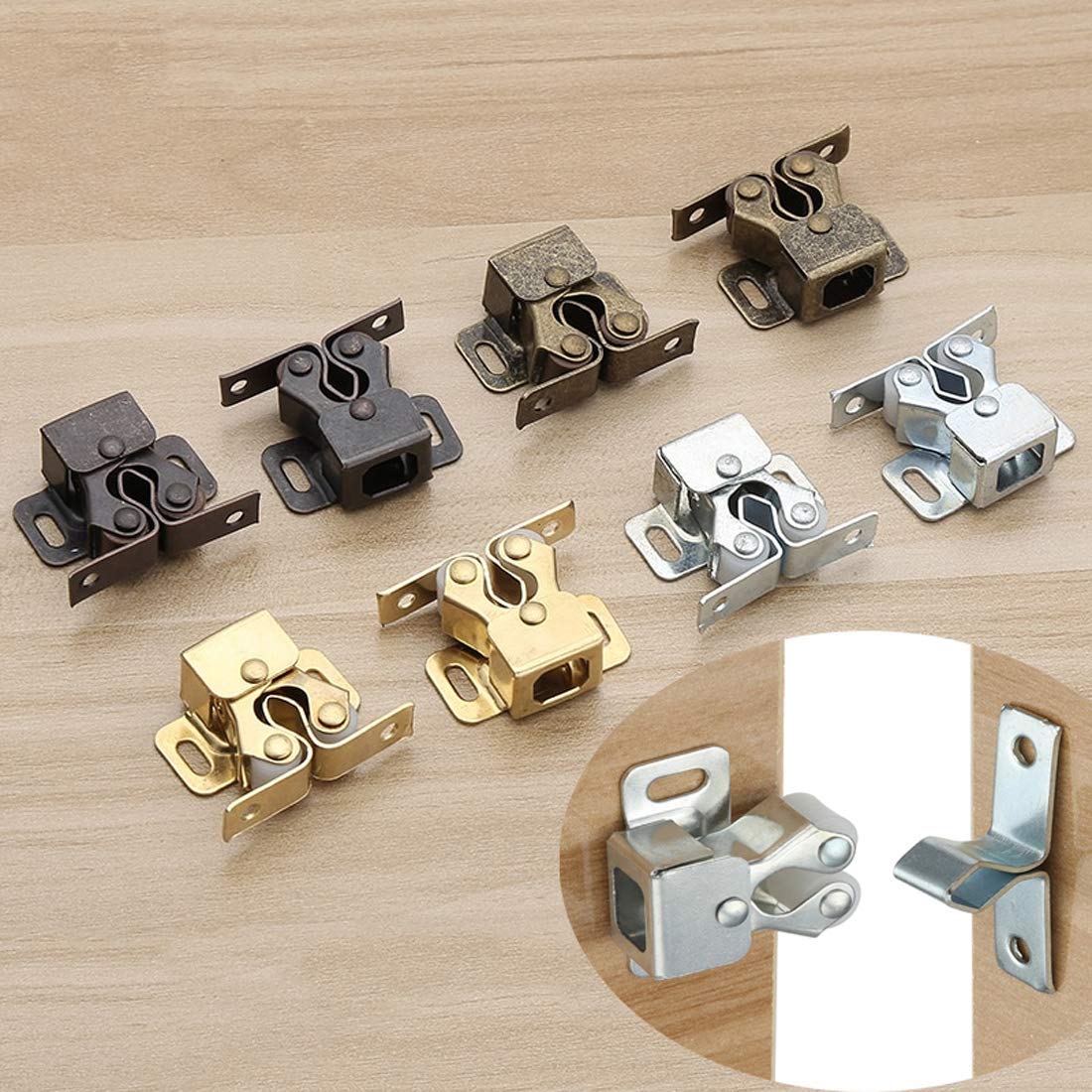 DIY Crafts Pack of 100 Pcs, Silver3, Door Stop Closer Stoppers Damper Buffer Magnet Cabinet Catches for Wardrobe H(Pack of 100 Pcs, Silver3) (B0876RDXD8) Amazon Price History, Amazon Price Tracker