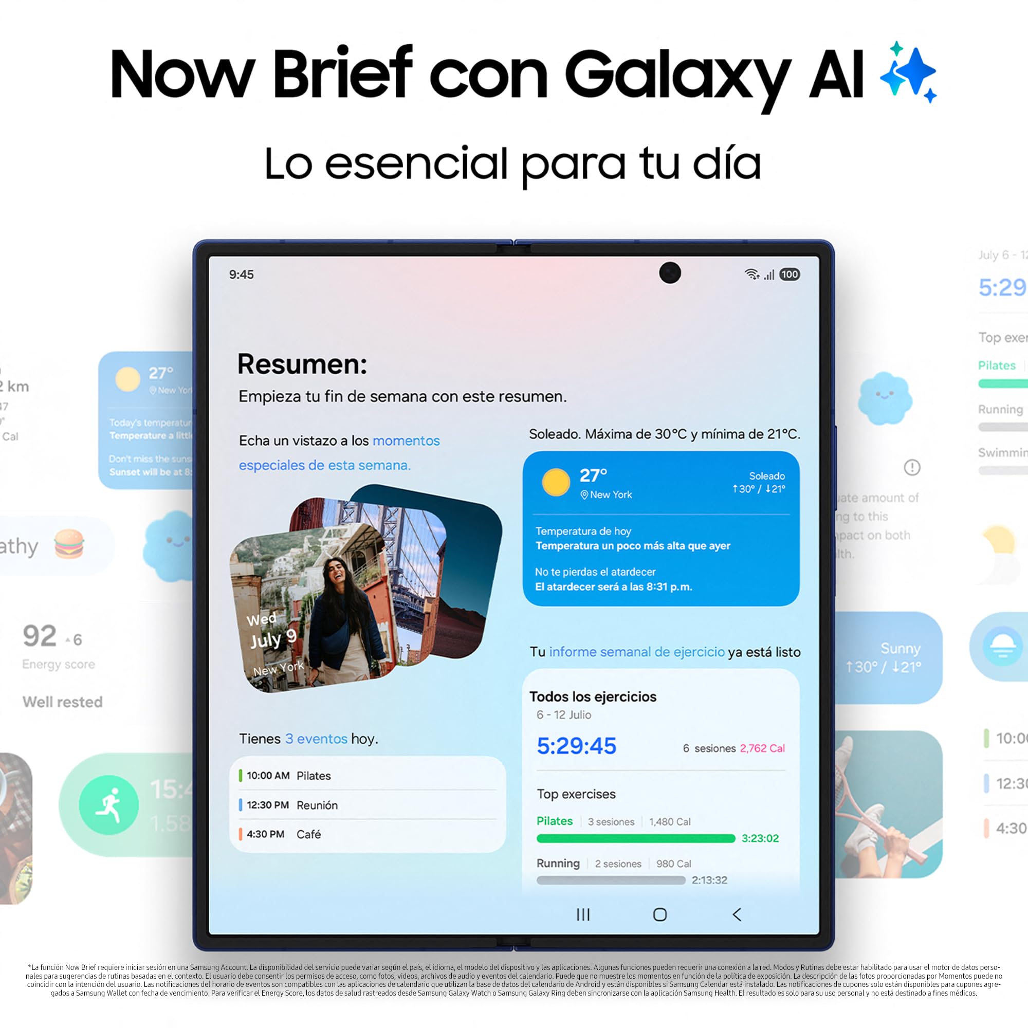 Samsung Galaxy Z Fold7 512GB - Galaxy AI, Ligero y Plegable, Pantalla Grande, Cámara 200MP, Memoria 12GB, Gris Plata, Garantía del Fabricante 3 Años + 1 año Extra (Versión Española)