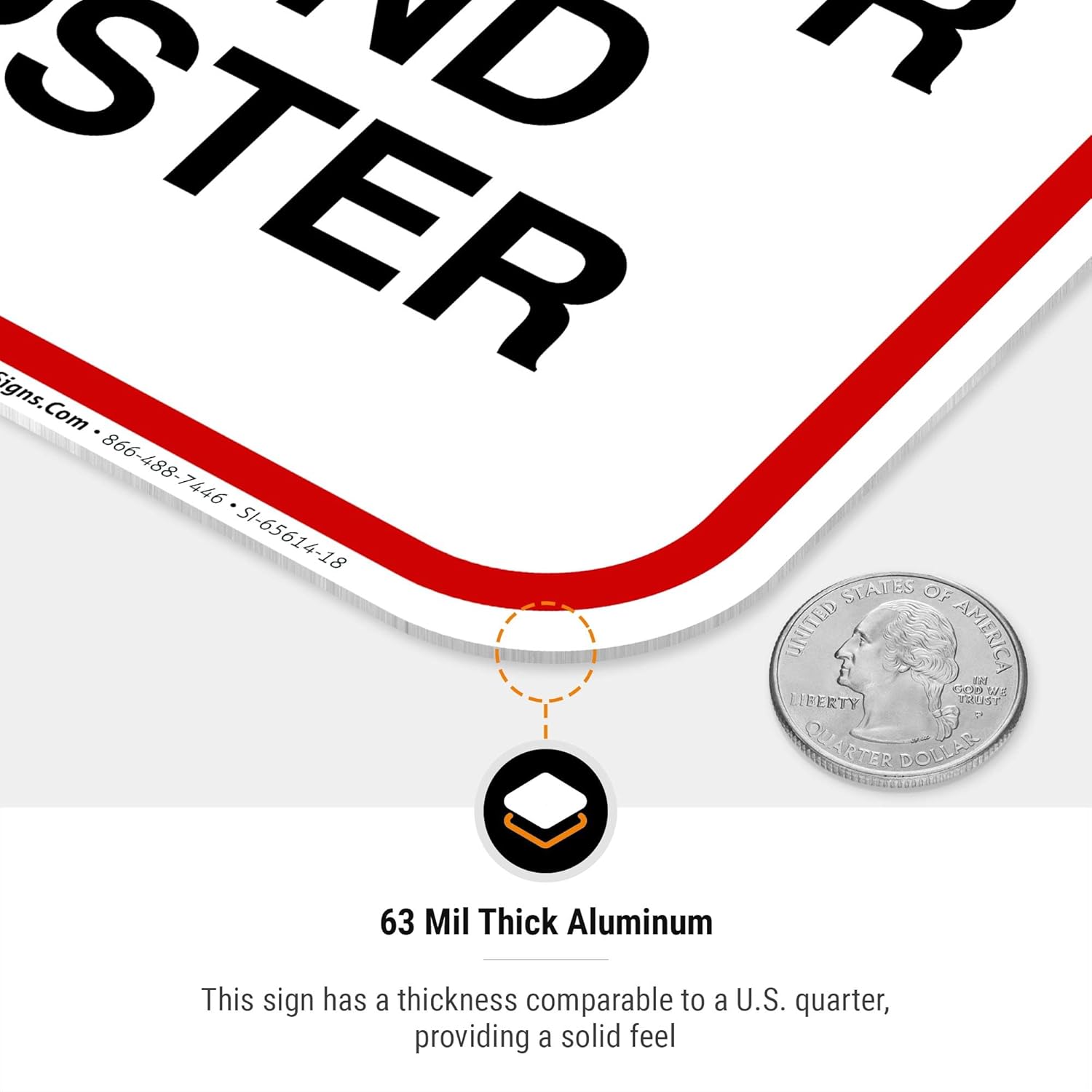 Do Not Climb in Or Around Dumpster Sign, 12x18 Inches, Rust Free .063 Aluminum, Fade Resistant, Made in USA