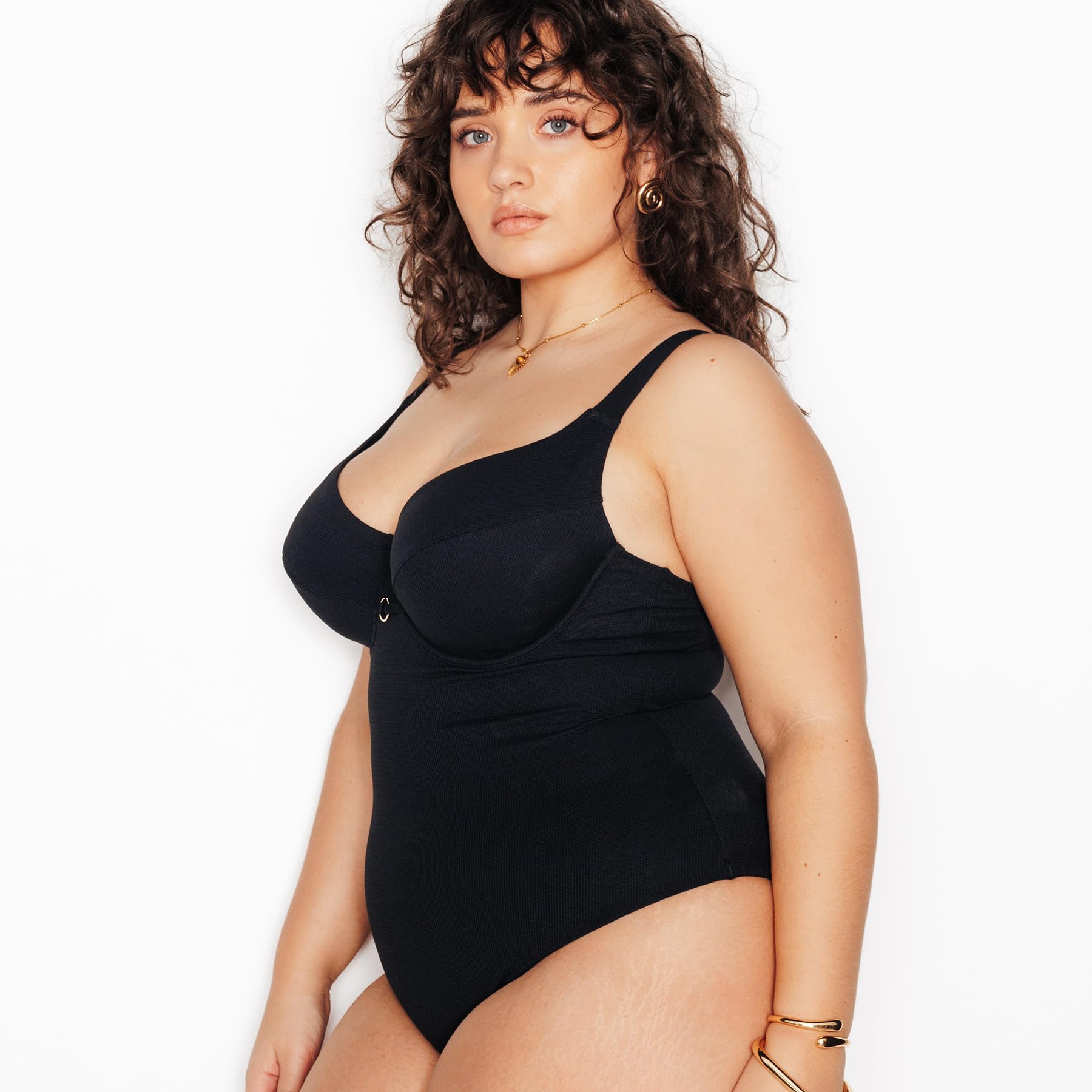 Maillot de Bain 1 pièce - Noir - Malou - Femme