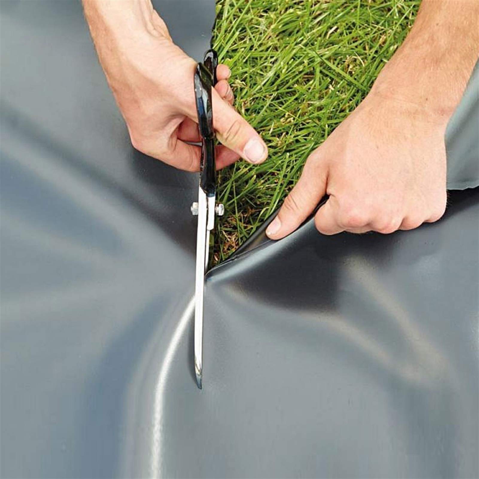 Telo di copertura per stagno esterno, 2 x 7 m, per stagni koi, giardino, stagni di pesci fuori terra e giardini acquatici interni, telone impermeabile