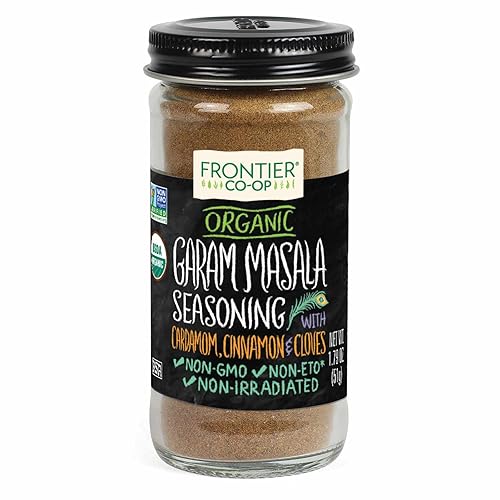 Frontier Mezcla de condimentos orgánicos certificados Garam Masala 179 onzas Frontier Mezcla de condimentos orgánicos certificados Garam Masala 179 onzas