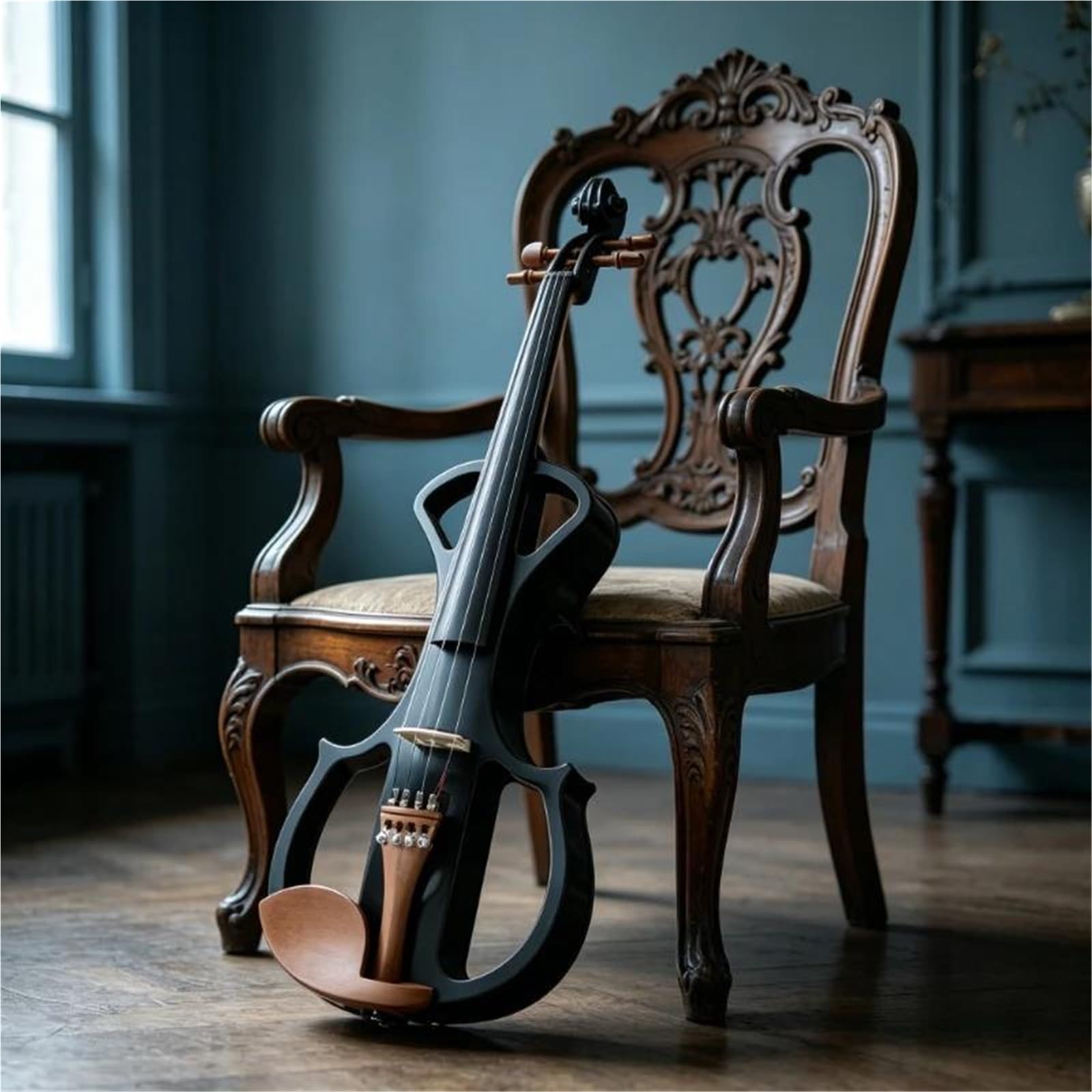 Violino Violino Acustico Elettrico 4/4 | Strumento a corda di livello professionale