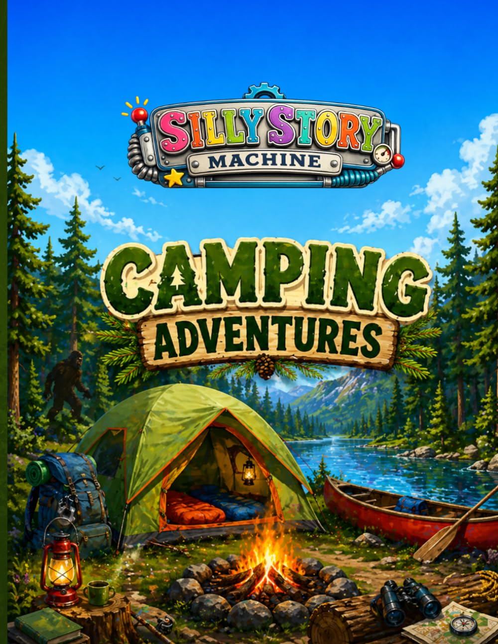 Silly Story Machine: Camping Adventures: A Hilarious Fill-in-the-Blank Story Game for Kids & Families