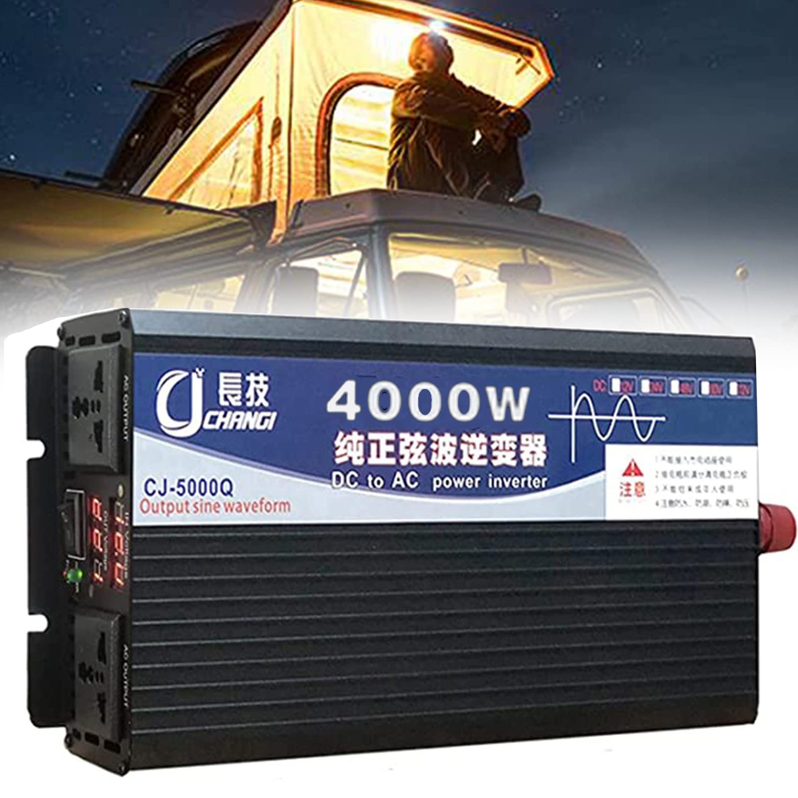 Onduleur pur sinus 3000W-5000W pour l'alimentation de vos appareils en camping - 8