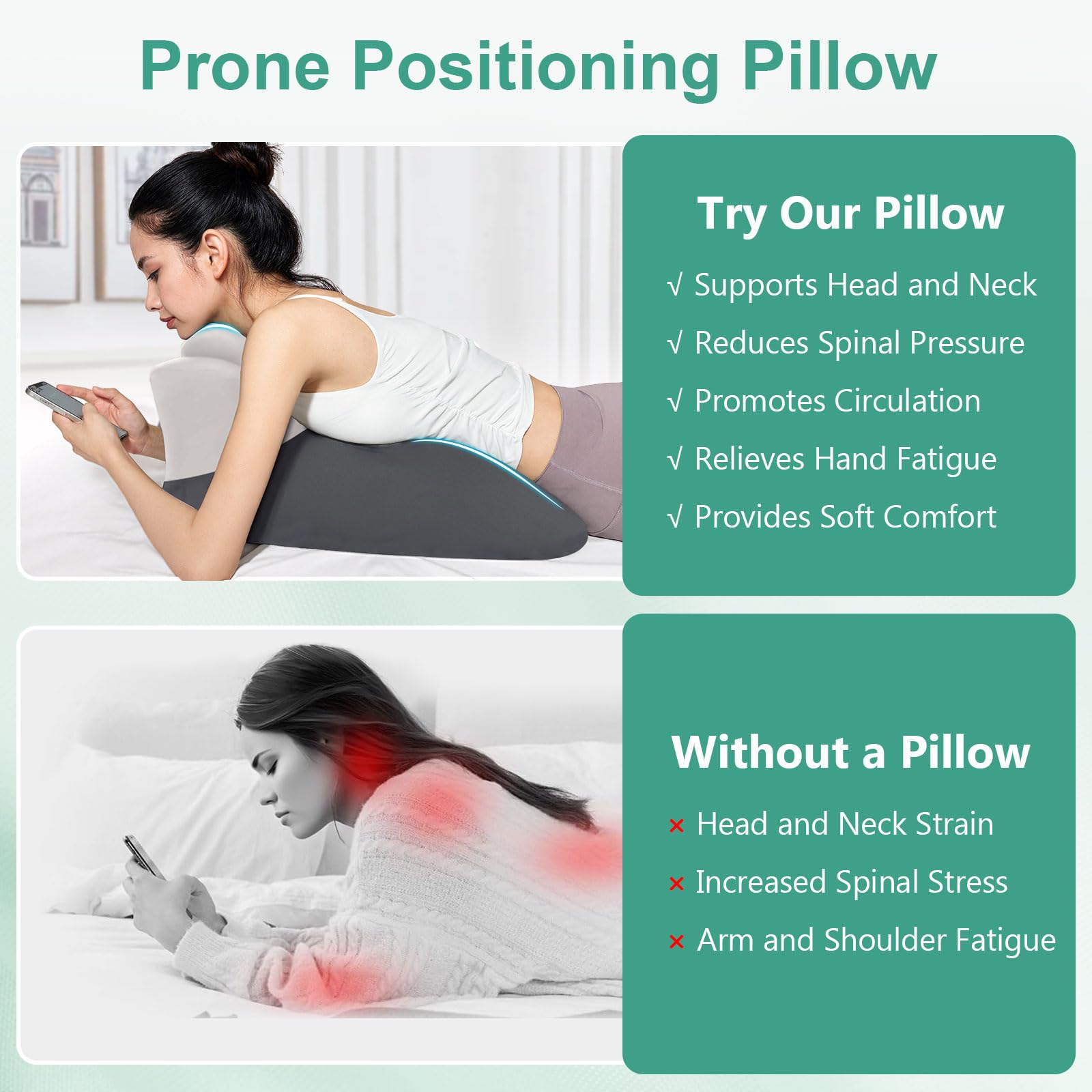 Oreiller Ergonomique En Mousse Mémoire - Coussin De Dossier Confort En Position Assise Et Soulagement Des Douleurs Du Dos Du Cou Et Des Jambes 76846519 Oreiller Ergonomique En Mousse Mémoire - Coussin De Dossier Confort En Position Assise Et Soulagement Des Douleurs Du Dos Du Cou Et Des Jambes 76846519