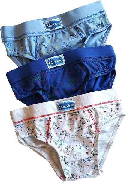 Slip Bambino Cotone Elasticizzato - Confezione Da 3 Pezzi, Morbidi E Comodi, Età 3-14 Anni - Foto 2