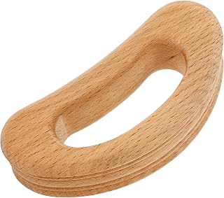 FRCOLOR Sturdy Wooden Handheld Massager Lymphatic Deep Tissue Tool for Muscle Relaxation