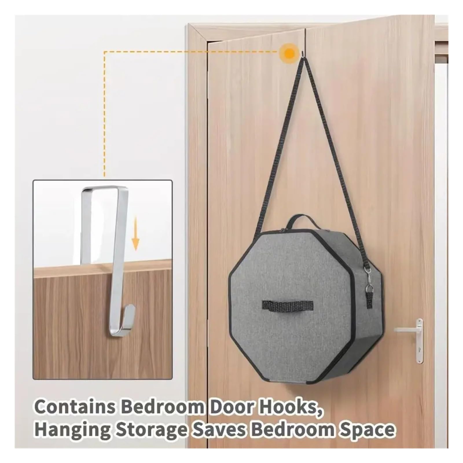 Caja para sombreros de vaquero Con asas de transporte Estuche plegable for sombreros