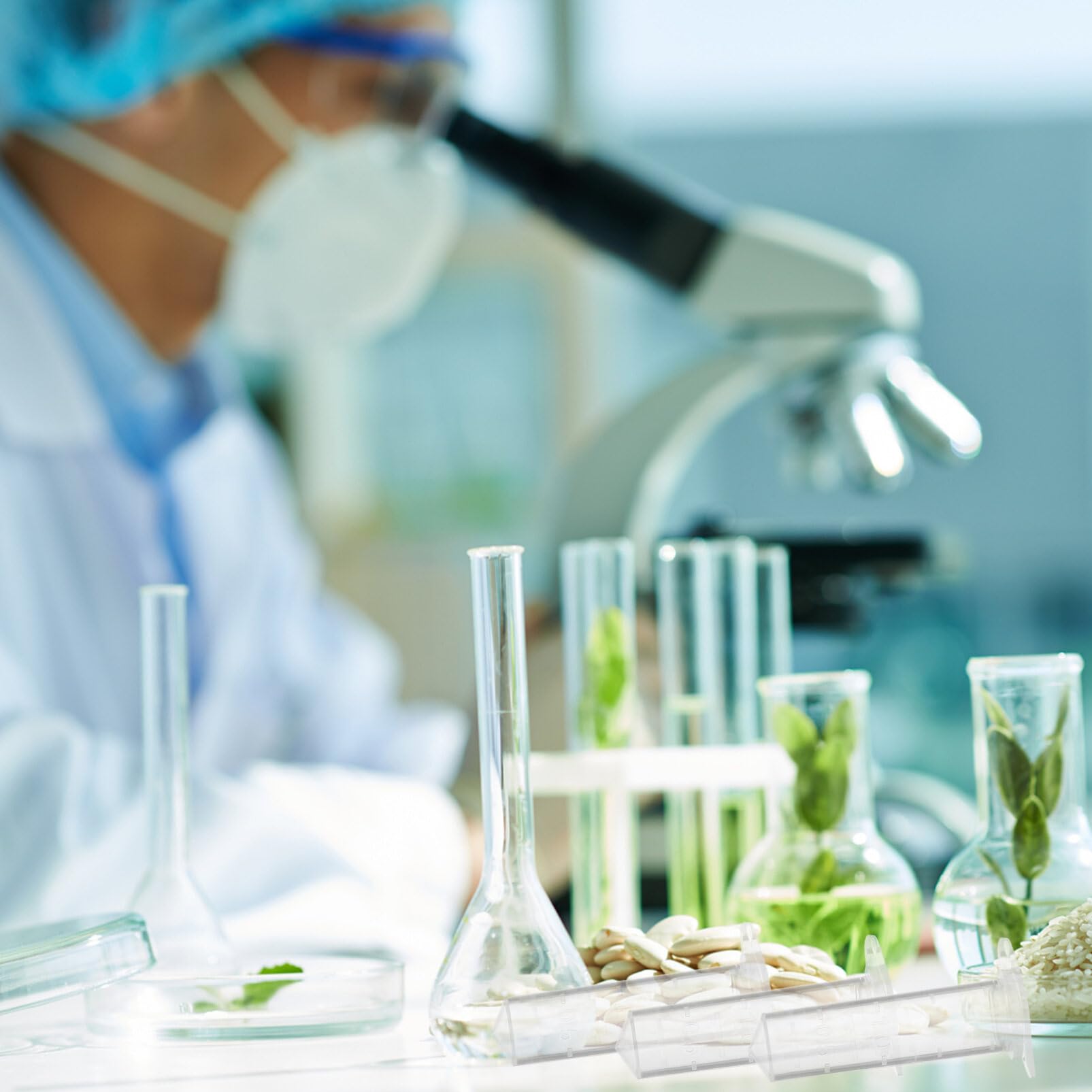 UKCOCO 500pezzi Provette Da Centrifuga Con Tappo Piccoli Per Esperimenti e Campioni Di Laboratorio Materiale Di Superficie Interna Liscia Tappo Sigillante