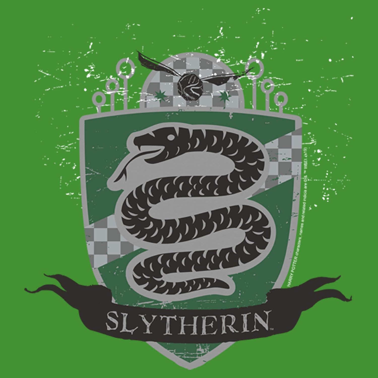 Boy's Harry Potter Slytherin House Shield T-Shirt