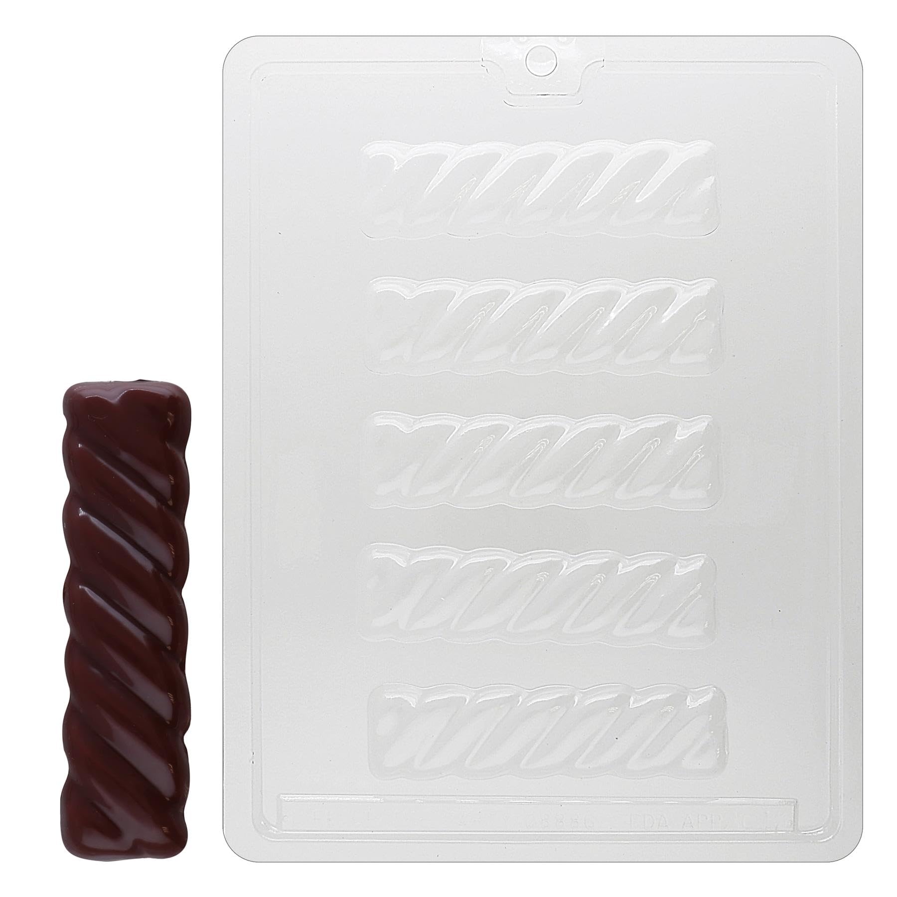 Stampo Per Cioccolato E Caramelle Cybrtrayd – 4 Cavità, 1.1 Oz L'una, In PETG Alimentare, Made In USA