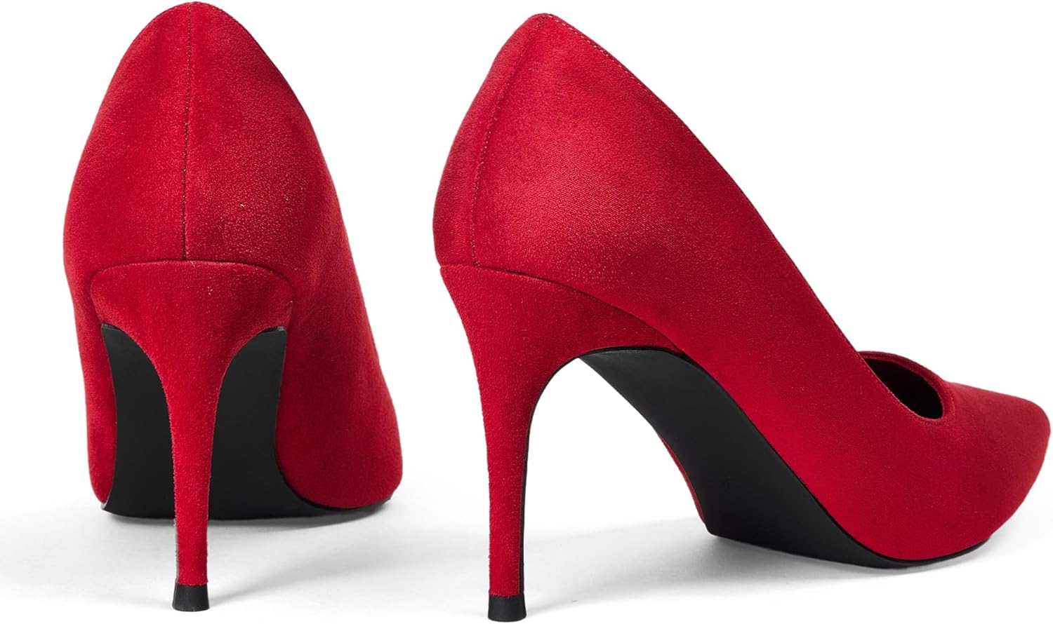 Elisabet Tang 3 in Classic Pointy Pull on Heeled Wedding Pumps - Comfortable Stiletto Closed Toe Dress Heels for Prom Work - Image 6