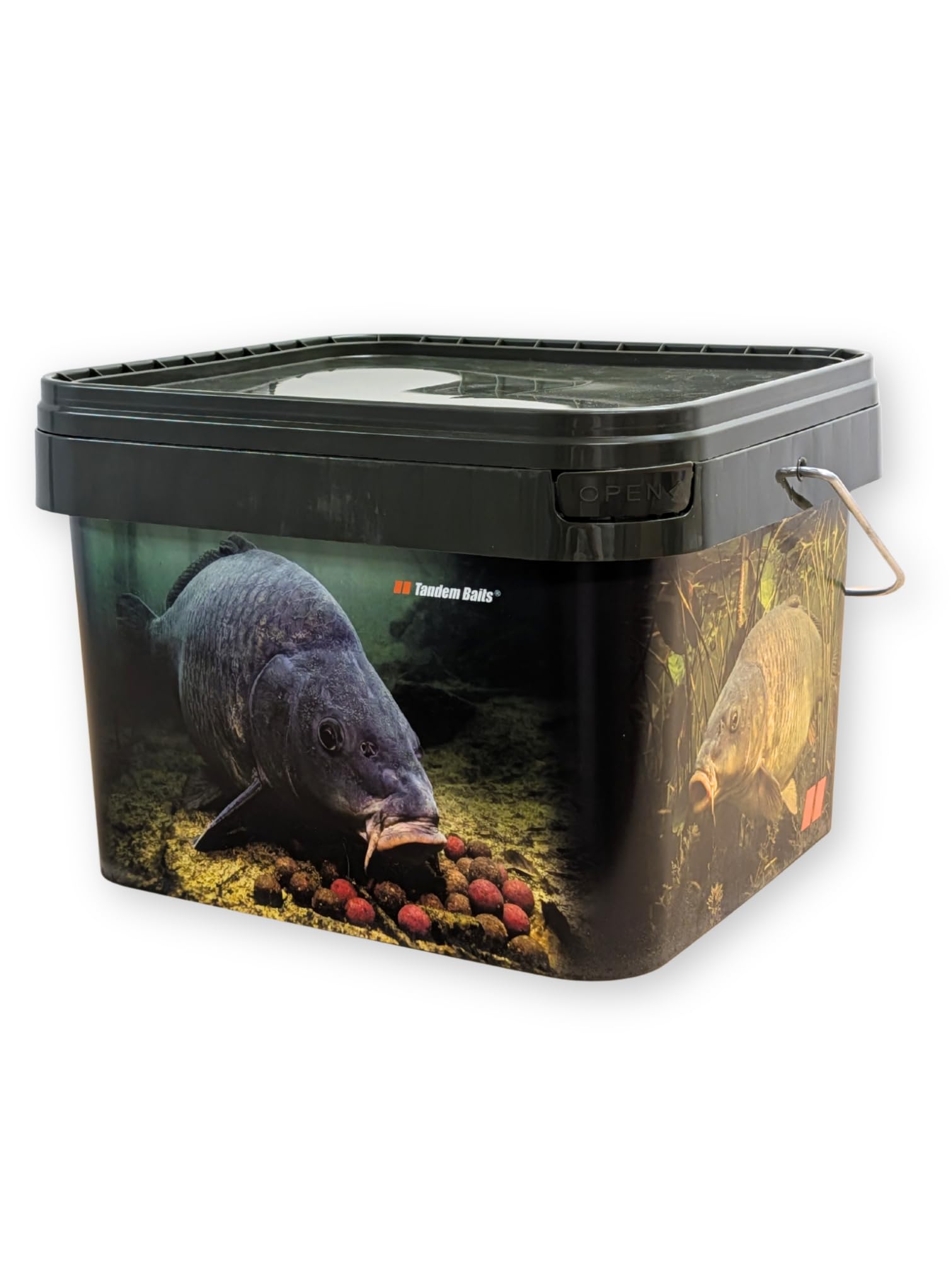 Tandem Baits Seaux de Pêche Carpe avec Couvercle 10l