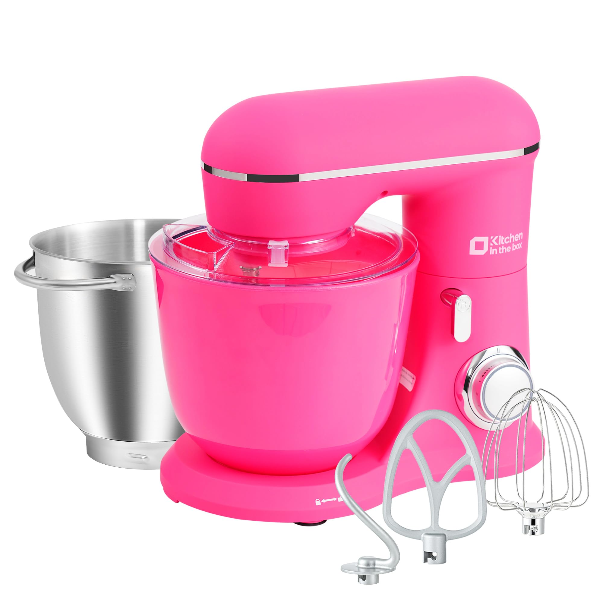 Amazon | Kitchen in the box スタンドミキサー 4.5L+5Lダブル