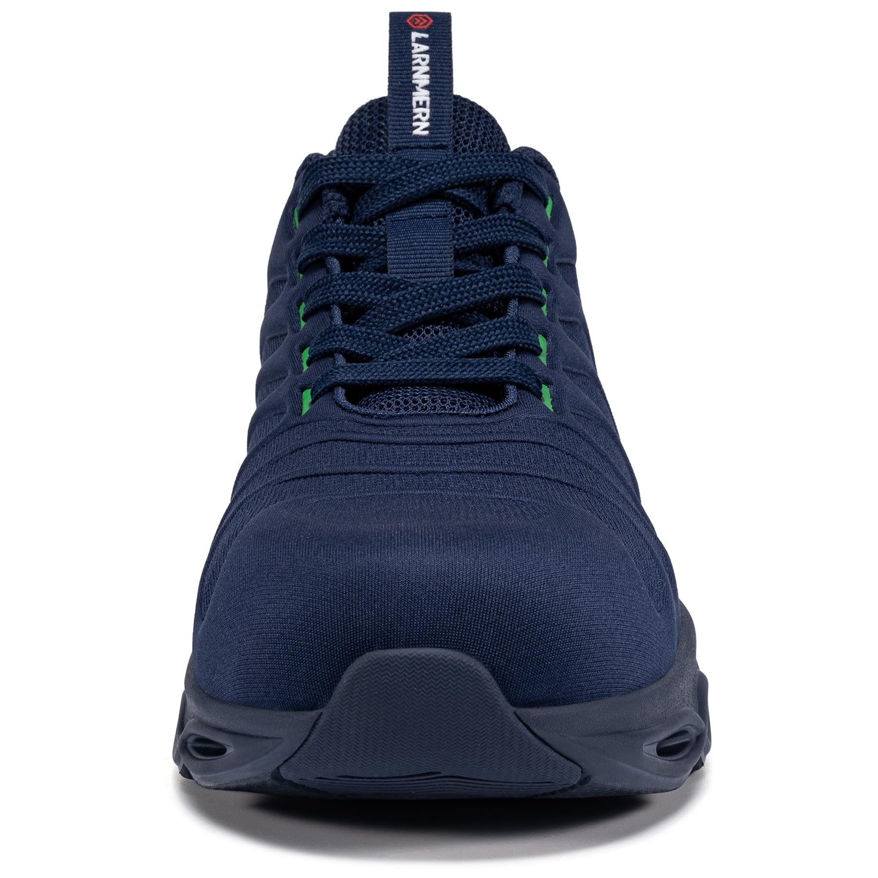 LARNMERN - Scarpe da lavoro da uomo, scarpe antinfortunistiche, ammortizzate, comode, con punta in acciaio, alla moda, traspiranti, leggere