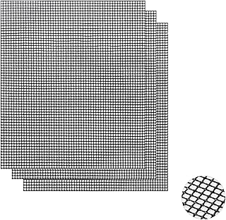 Sunallwell 3PCS BBQ Grill Mats Non Stick Barbecue Mesh Mats Reusable Grill Mesh BBQ Accessories BBQ Tool Baking Mats for Charcoal Gas Electric Grill