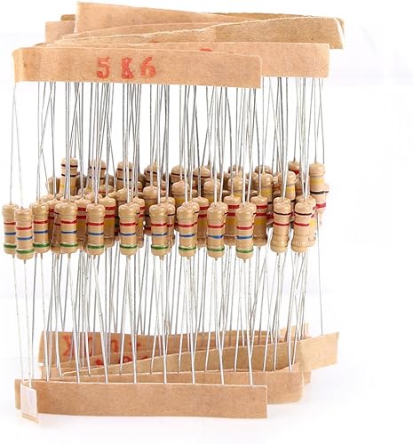 Miniatura 4 de Kit de resistencias de valores de 1000 piezas, surtido de resistencias electrónicas del 5% de resistencia de 1 ohm-10M ohmios 1/2 W, kit de