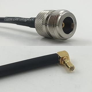 6 inch RG188 N FEMALE to SSMB Male Angle Pigtail Jumper RF coaxial cable 50ohm Quick USA Shipping