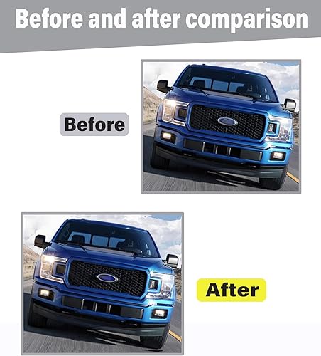 Miniatura 2 de Emblema de 12 pulgadas para rejilla delantera y portón trasero, superposición de aluminio, emblema de bandera americana compatible con Ford F250