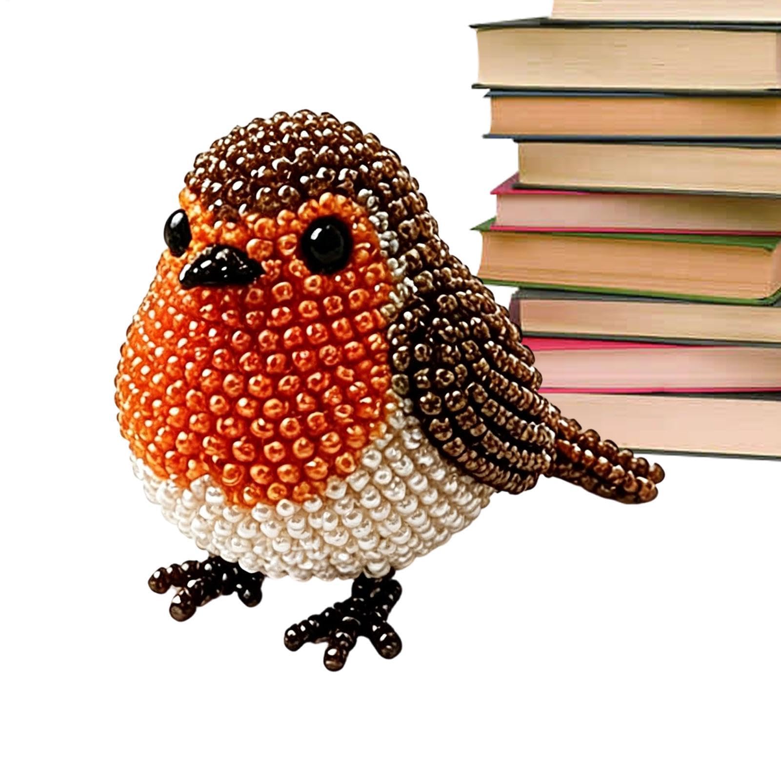 Kit DIY animaux 3D perles oiseau mignon pour débutants - 8