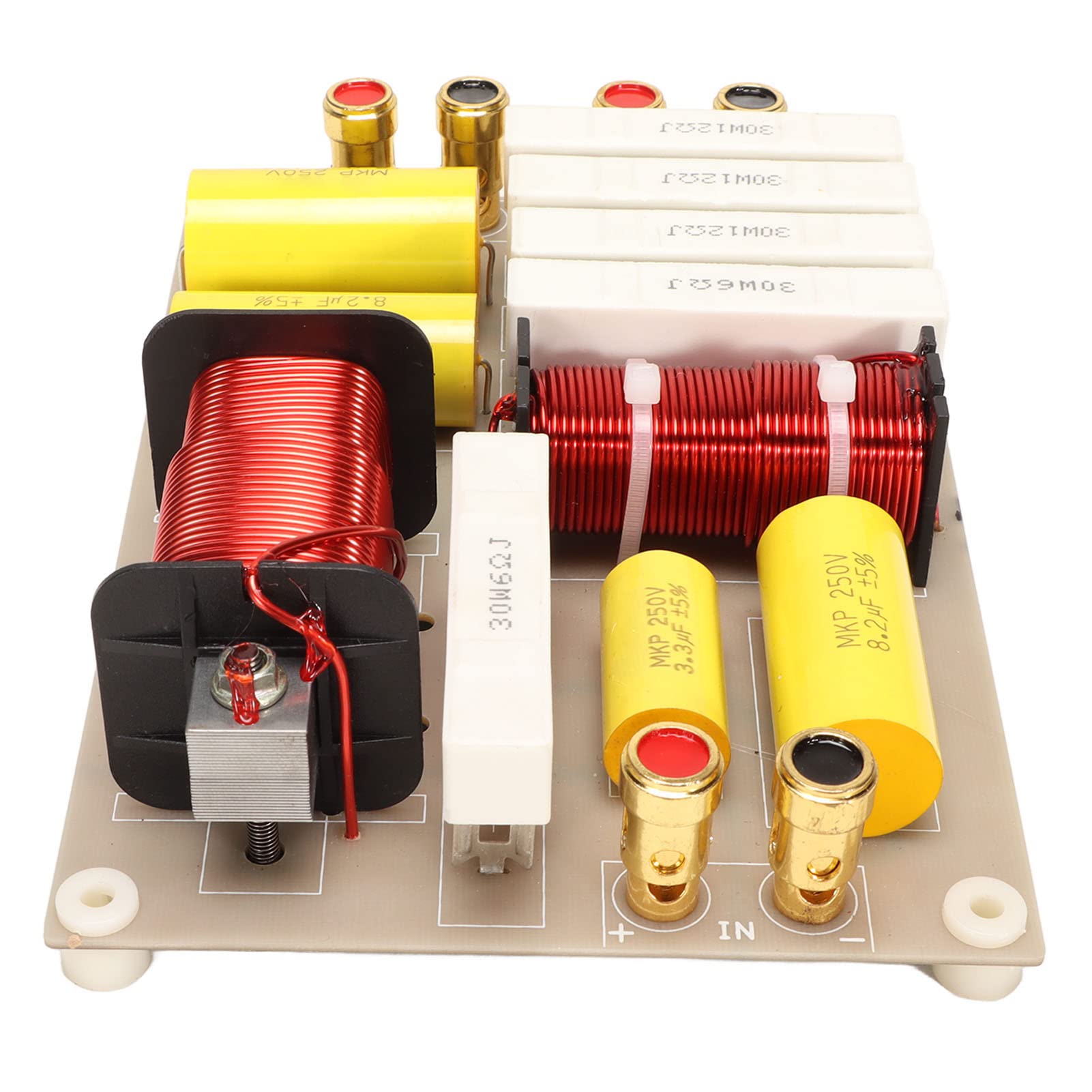 2 Wege Lautsprecher Frequenzweiche, 8 Ω 800 W, Professioneller Hochleistungs Lautsprecher Frequenzteiler für Professionelle Bühnenlautsprecher für Den Professionellen