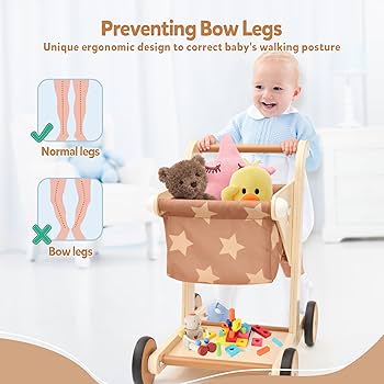 baby toysジャンスカ Amazon.com: Asweets 2 in 1 Wooden Baby Walker Push and Pull