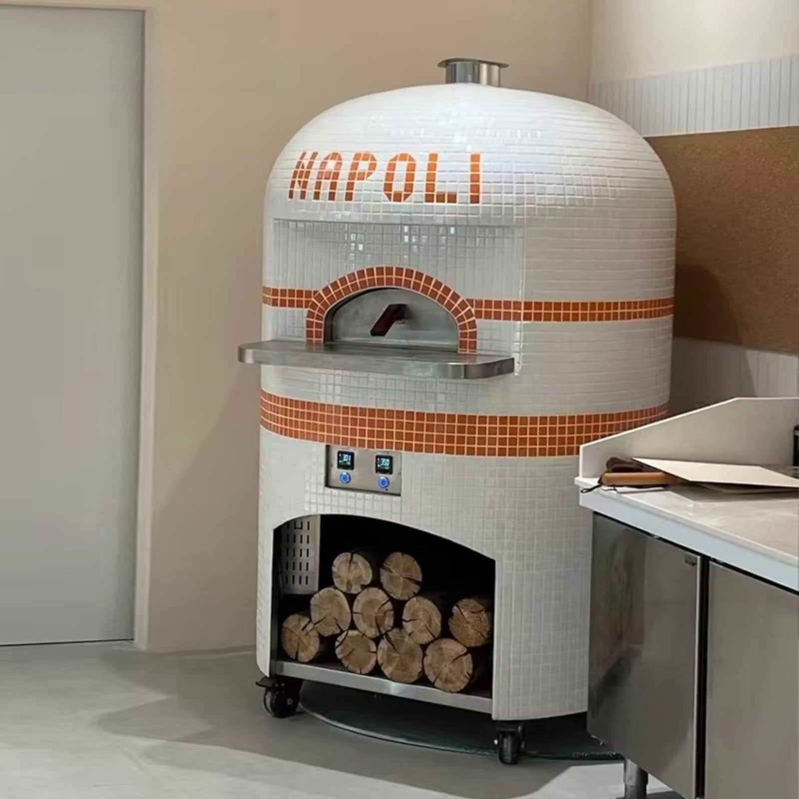 Forno a legna commerciale della pizza della cupola