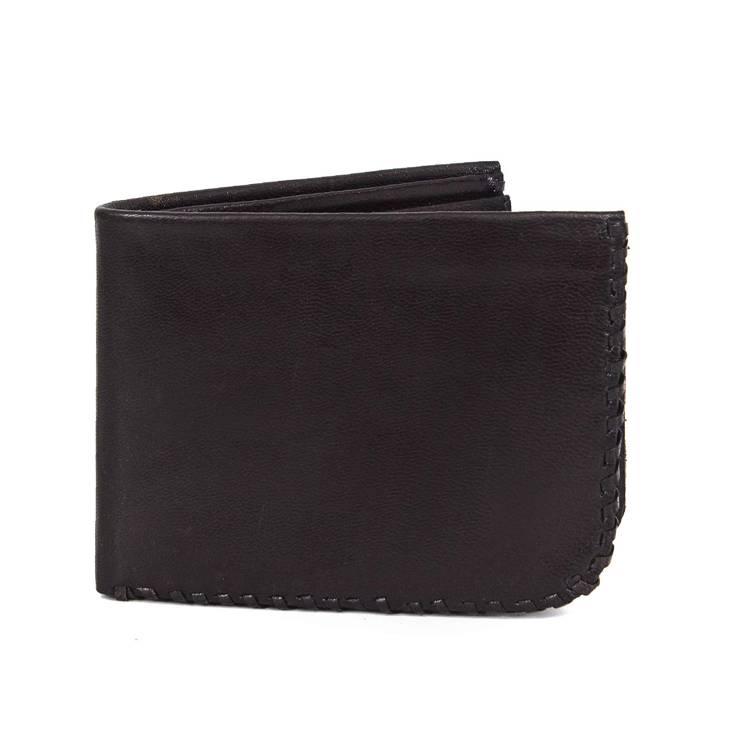 GoatterMen's Classic Style Genuine Leather Slim and Sleek Wallets Black