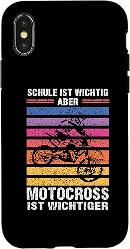Miniatura 7 de iPhone 12 mini Schule ist wichtig aber motocross ist wichtier biker Case