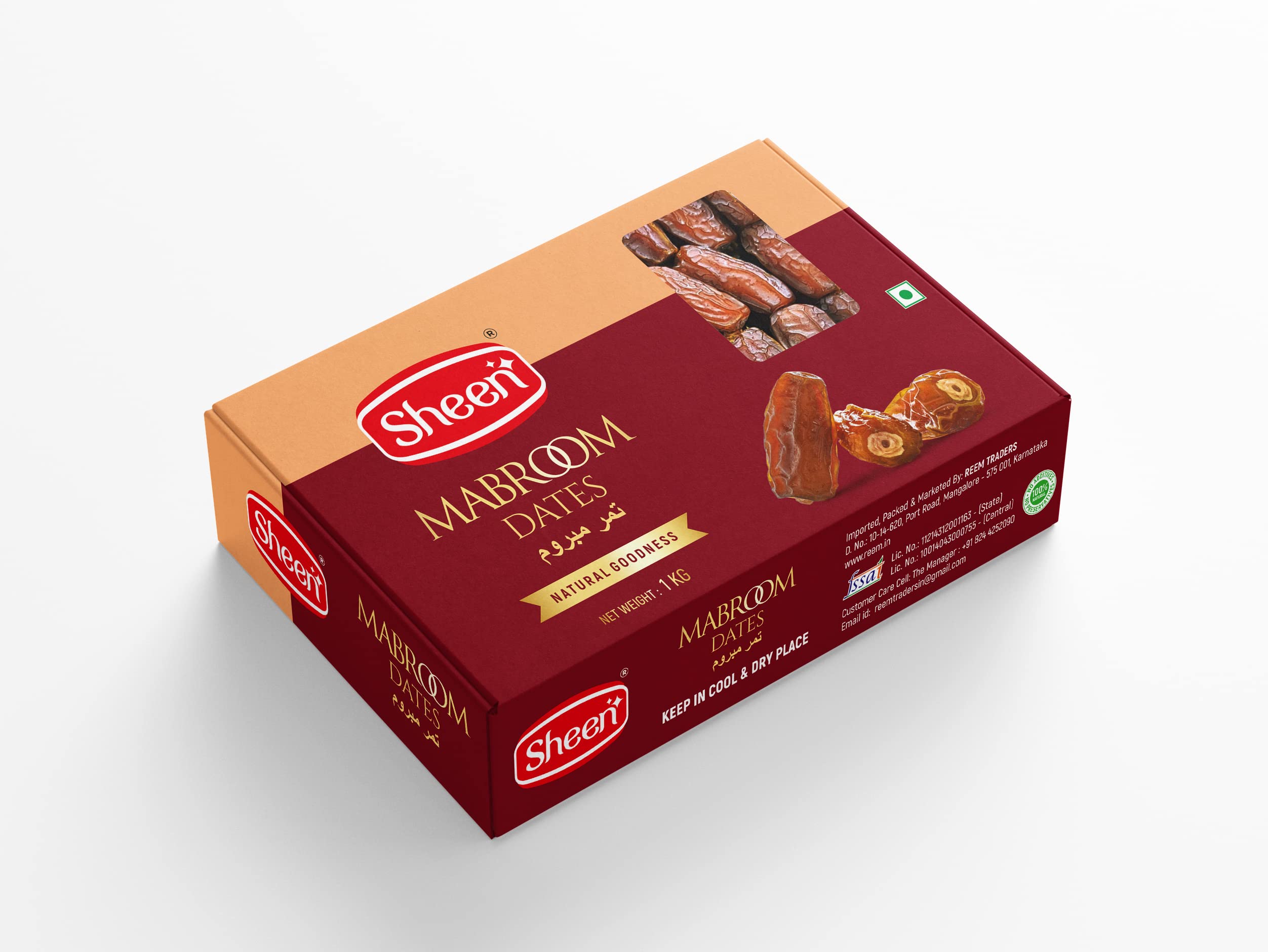 REEM Sheen Fresh Mabroom Dates|1 Kg|Quality Dates/Khajoor|Sweet & Nutritious Ready To Eat|Premium Khajur|Khajoor Dates|For All Age Groups (B0C3QKPWTC) Amazon Price History, Amazon Price Tracker