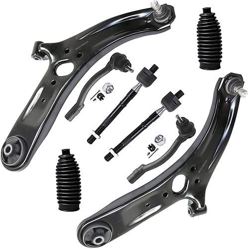 Miniatura 178 de Detroit Axle - Kit de brazos de control de extremo delantero RWD para Dodge Ram 03-06 2500 3500, 2 brazos de control superior con rótula 2 varillas