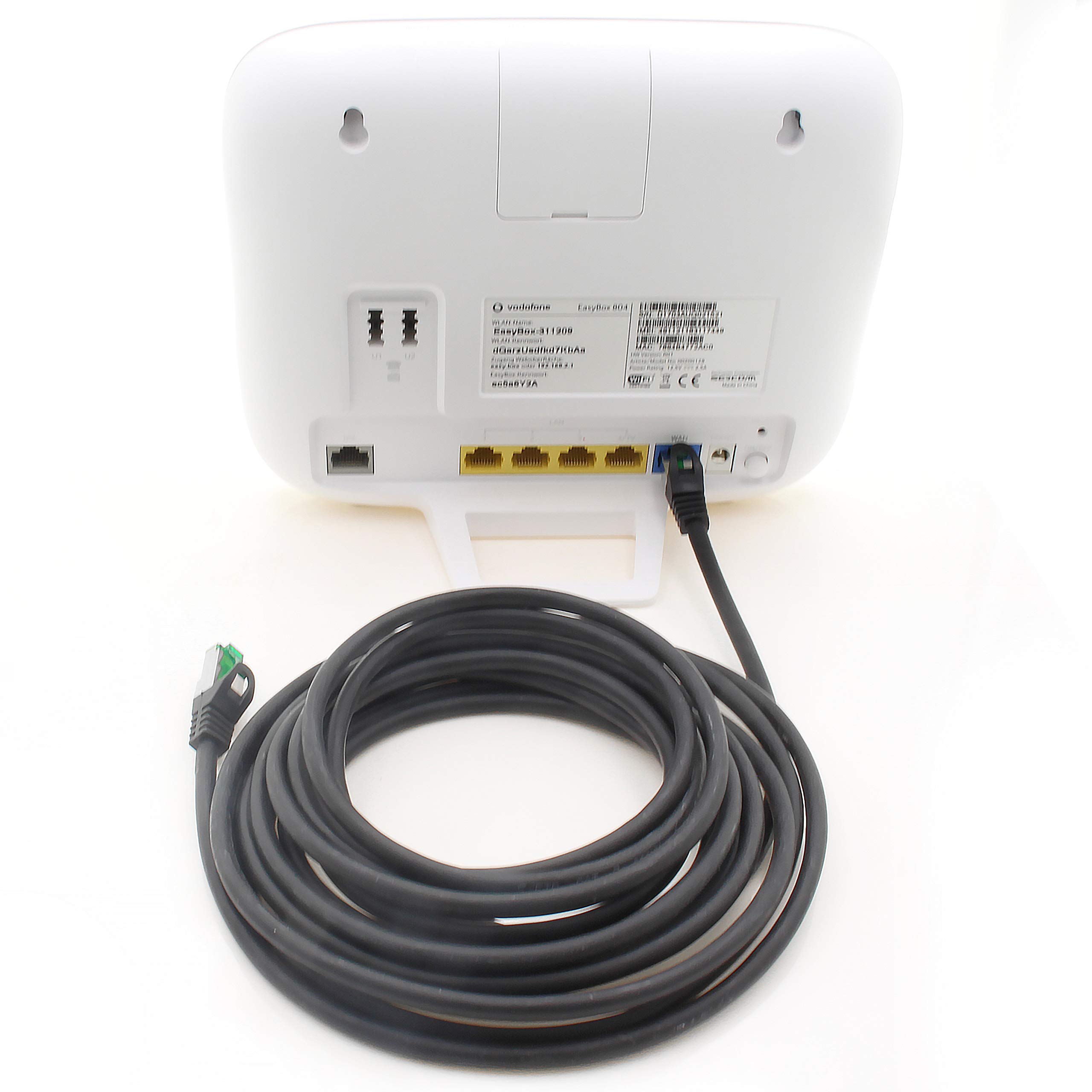 1aTTack.de CAT7 LAN Netzwerkkabel 5x 2mbps Ethernet SFTP - schwarz – Bild 9