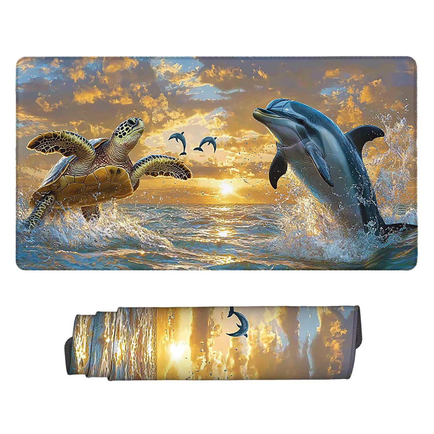 Podkładka pod mysz do gier, 1200 x 600 mm, XXL, duża podkładka pod mysz do gier, antypoślizgowa, wodoodporna, rozszerzona XXL długa klawiatura z klawiaturą, akcesoria biurowe, do gier, komputera
