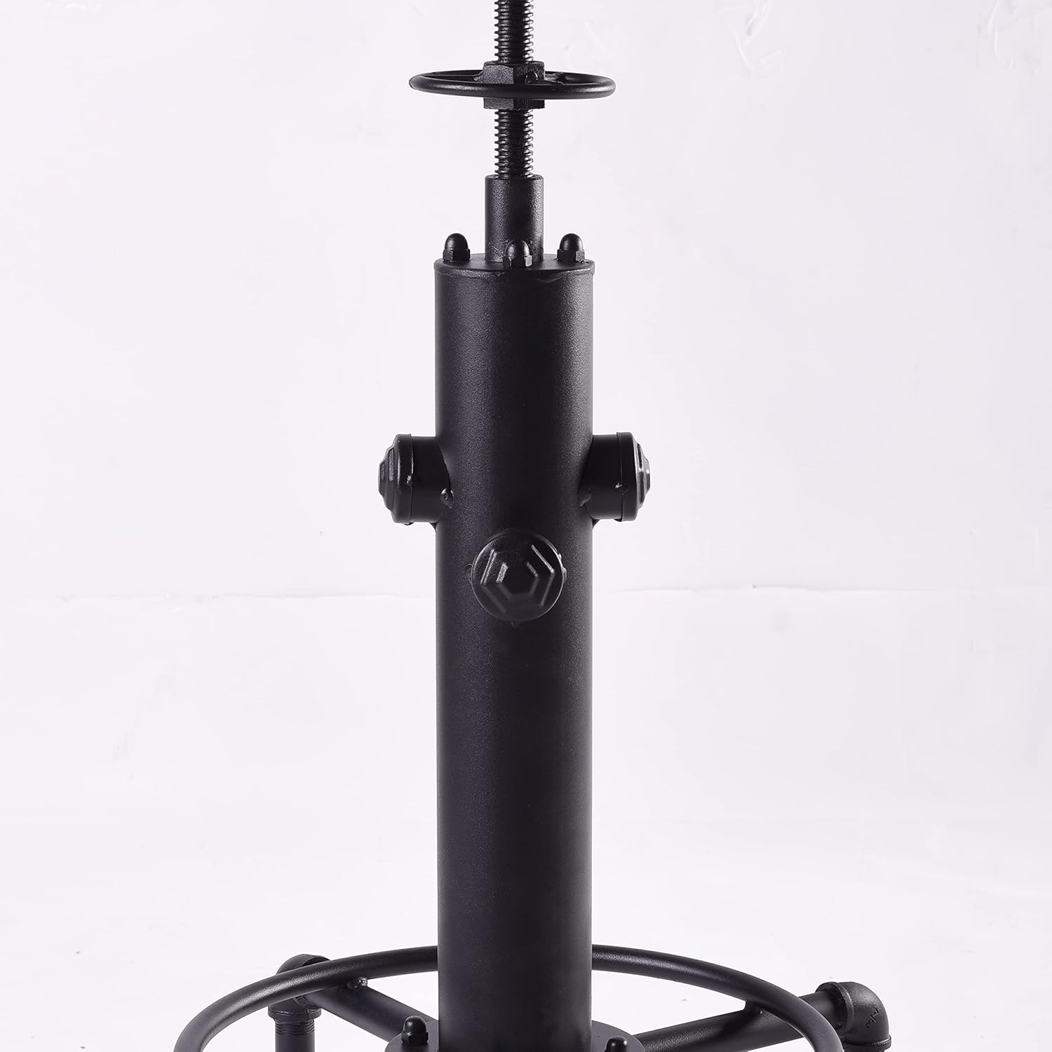 FUBIRUO Vintage Industrial Bar Table 32.3-36.2",Adjustable Swivel Pub Table, Kitchen Dining Coffee Bistro Table Metal Hydrant Stylish Design Table : Home & Kitchen