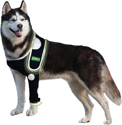 Miniatura 32 de La parte delantera de la pierna del perro evita el higroma del codo, callos de codo, úlceras por presión, lesiones de codo, luxaciones de hombro