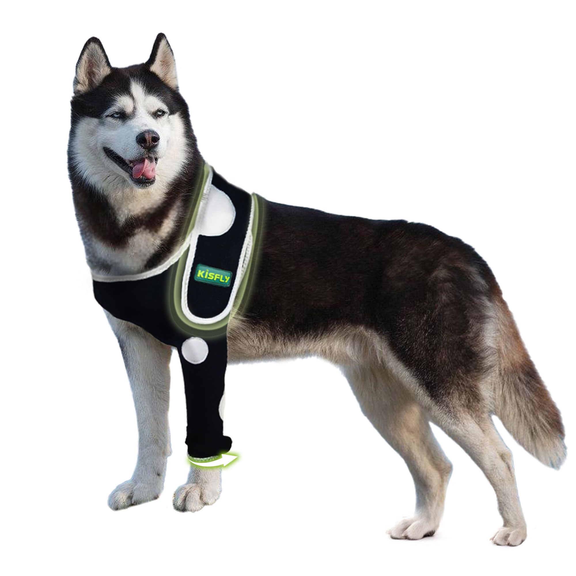 KISFLY Dog Elbow Brace Front Leg, Shoulder & Elbow Protector Sleeve, L โ image 1