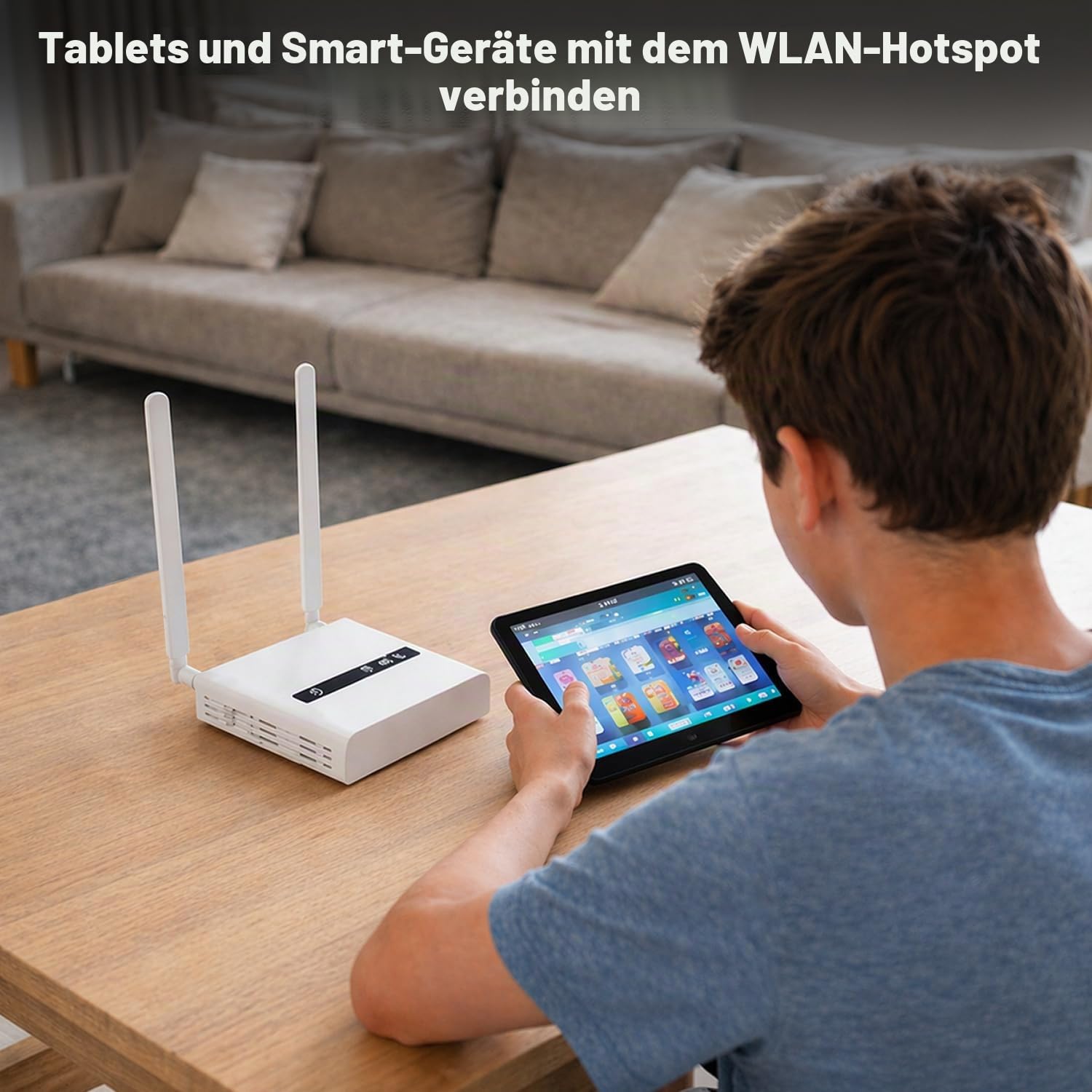 Geemarc CL2000 – zum Verbinden von Festnetztelefonen mit dem 4G-Mobilfunknetz – benötigt eine SIM-Karte zum Betrieb – kann als WLAN-Zugangspunkt dienen