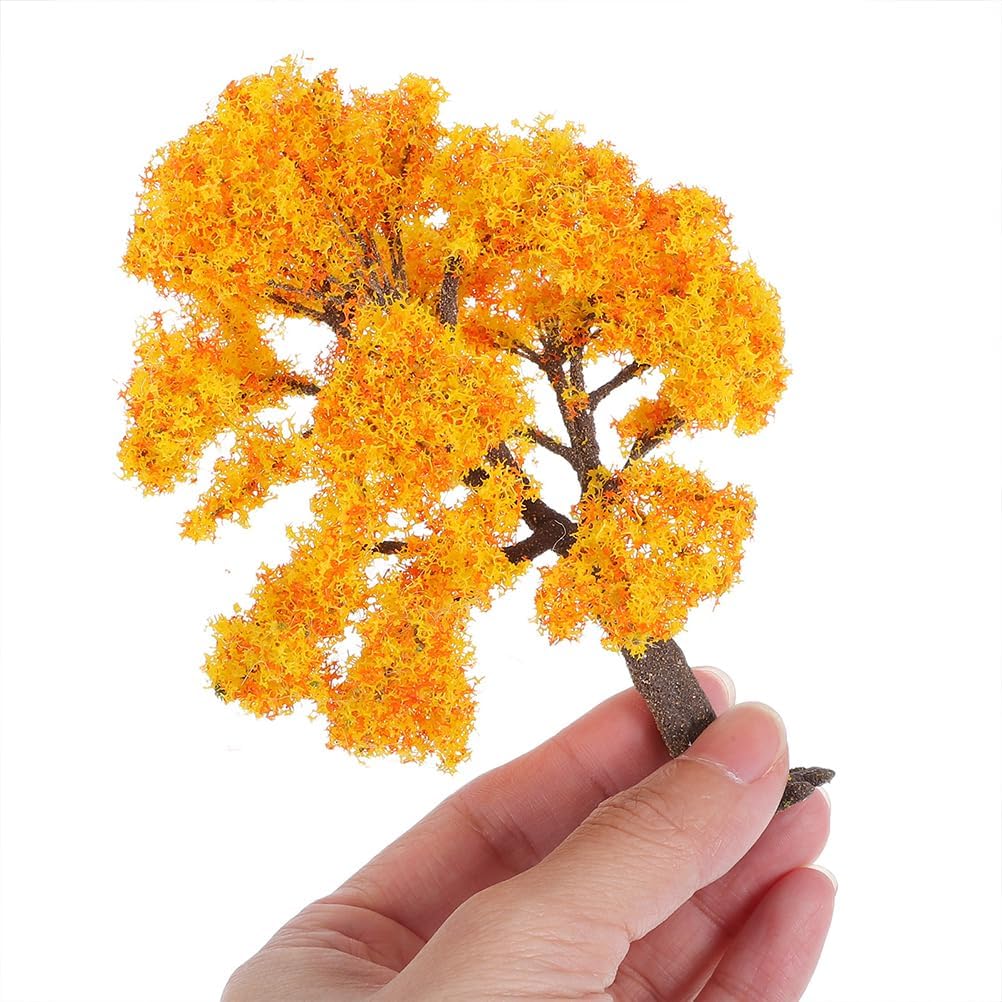 PRETYZOOM Microlandscape Model Trees for DIY Crafts Miniature Scenery Kit Wire Mesh Decorative Trees for Model Railroad and Diorama Projects - Image 5