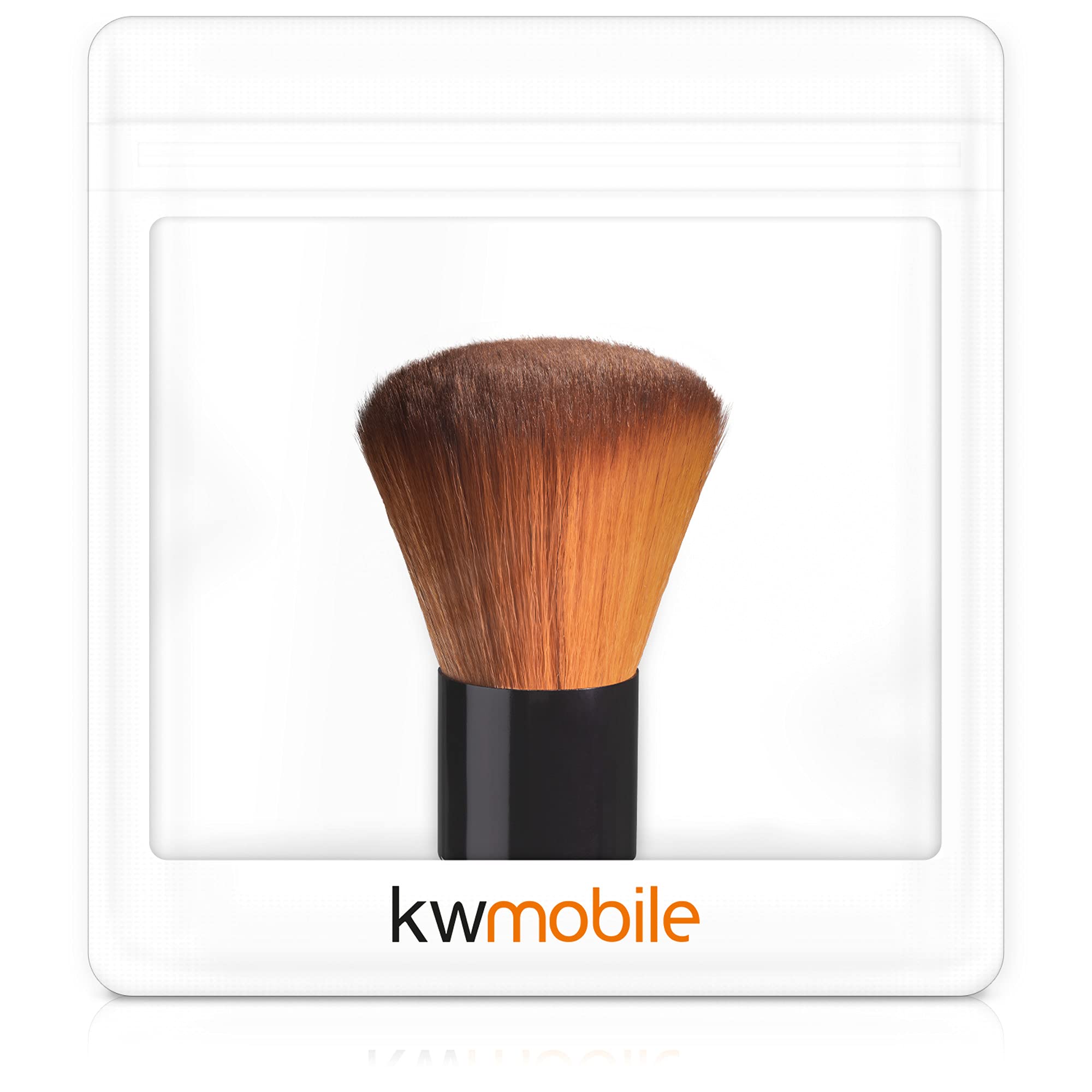 kwmobile Szczotka do czyszczenia płyt - miękka nylonowa szczotka do usuwania brudu z płyt, winylu, płyt LP, albumów 12 cali, pojedynczych 17,8 cm - akcesoria winylowe
