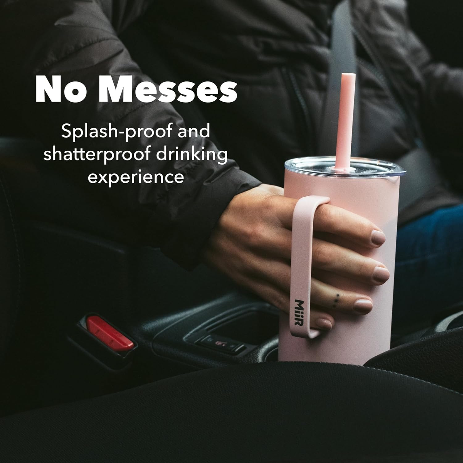 MiiR All Day Straw Cup, 32oz - Innovative Stainless Steel Vacuum Cup With Lid, Featuring A Flexible Straw For Effortless Sipping and Splash-Proof Design - Image 4