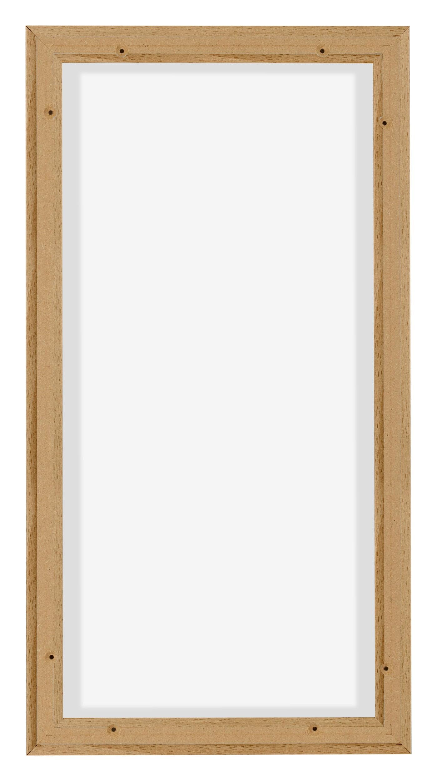 yd. Your Decoration - Marco flotante para lienzo 30x60 - Haya - Para lienzos con bastidor - MDF - Lyon