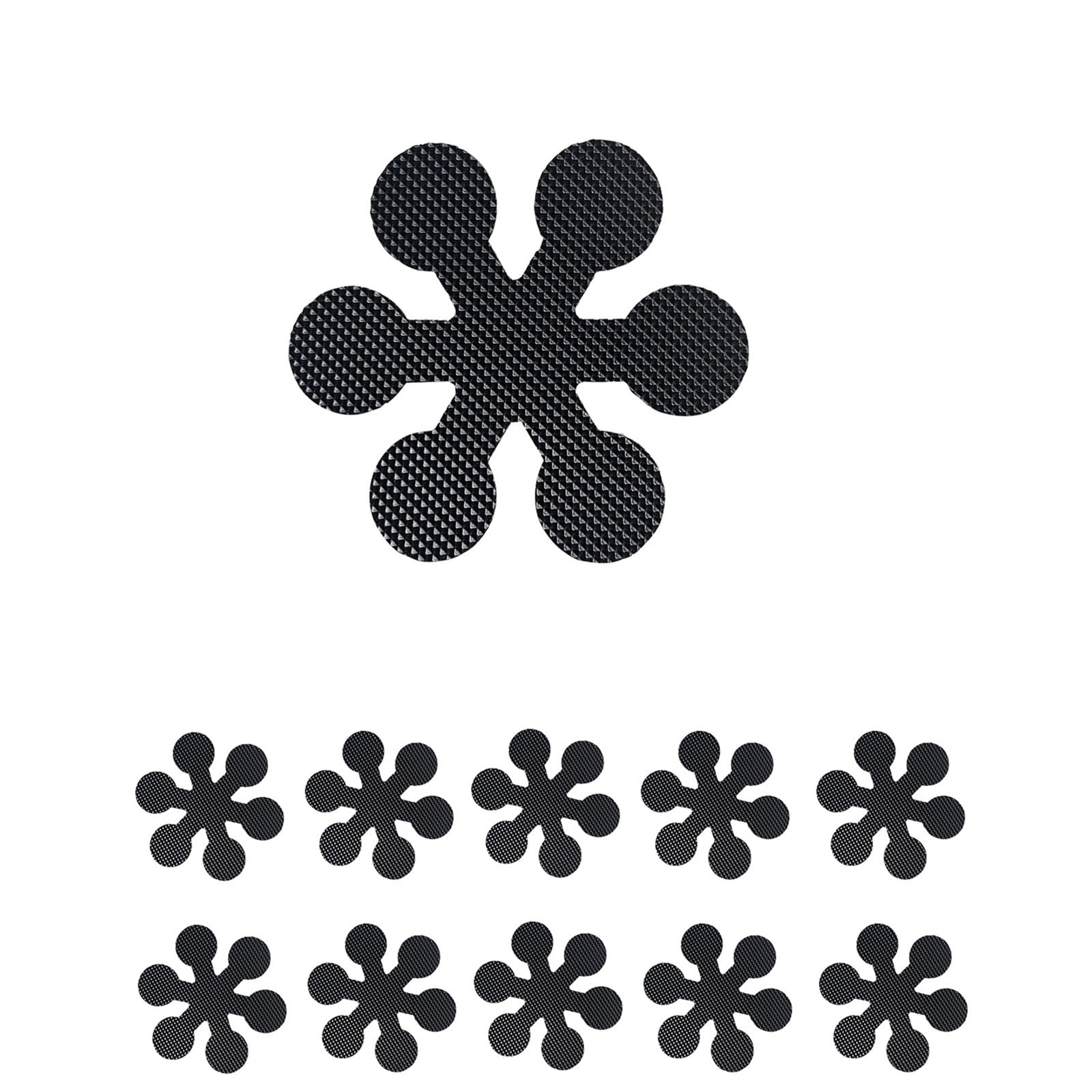JFNKLFG Non Slip Shower Stickers 10pcs Snowflake Shape Anti-slip Shower Tread Sticker Foor Stickers Bathtub Anti Skid Tape Bathroom Kid's Slip Mat(Color2)
