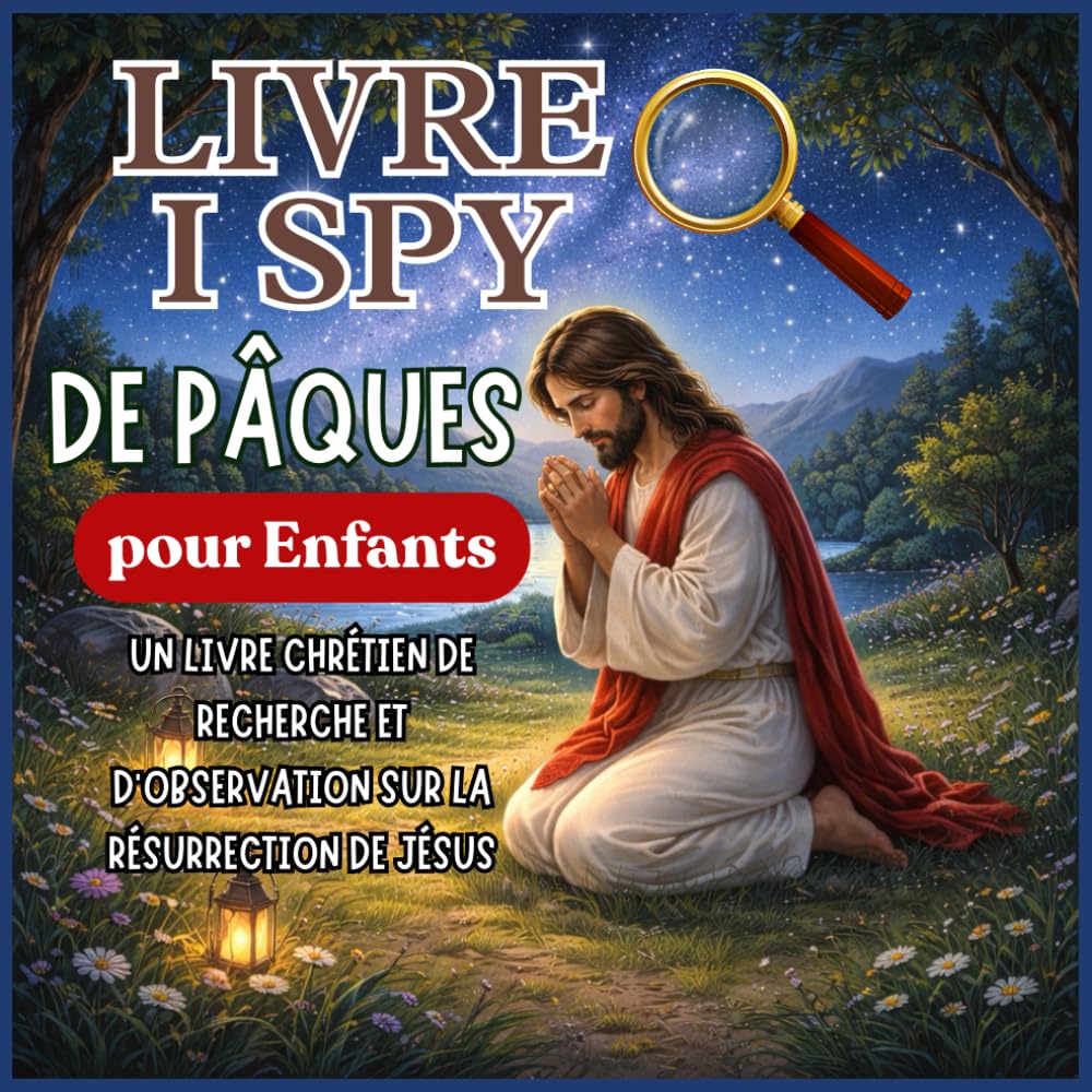 Livre I SPY de Pâques pour Enfants: Un livre chrétien de recherche et d’observation sur la résurrection de Jésus