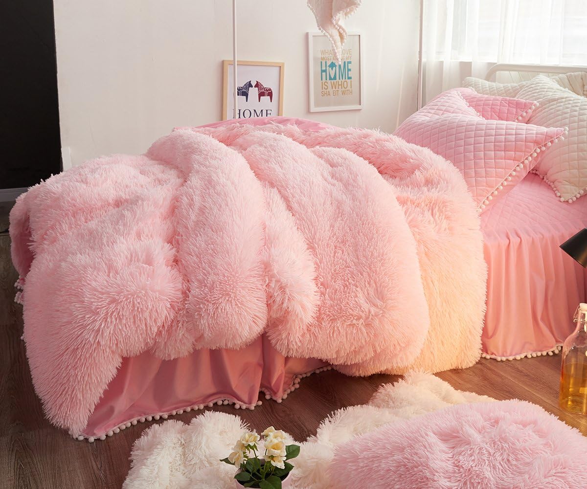 Ceruleanhome 1pc 100 Velvet Flannel Duvet Cover, Solid Color, No