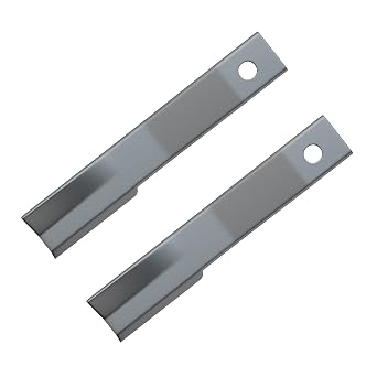 Replacement Bush Hog Rotary Cutter High Lift Blades Part Number 7555HL, 24-3/4 X 4 Rancher Supply Blades and Compatible Rotary Replacement Blades for Brush Mowers 2 Blade Set